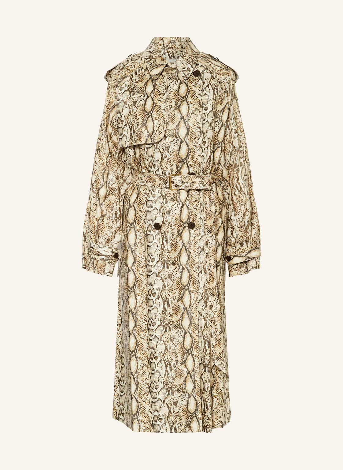 Isabel Marant Trenchcoat Freanne Mit Leinen beige von Isabel marant