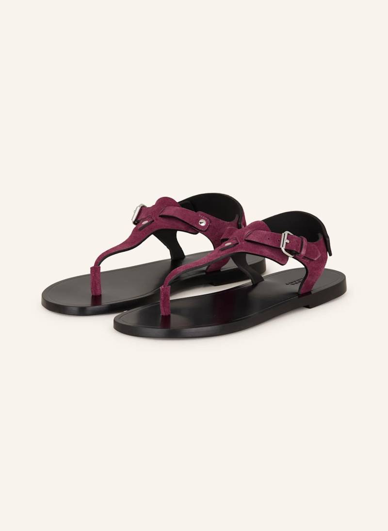 Isabel Marant Zehentrenner Akel rot von Isabel marant