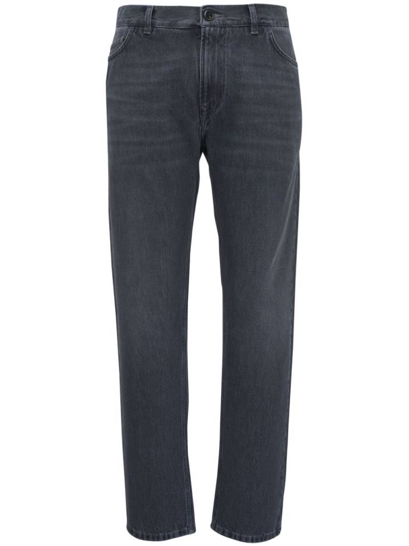 Isaia cotton straight-leg jeans - Grey von Isaia