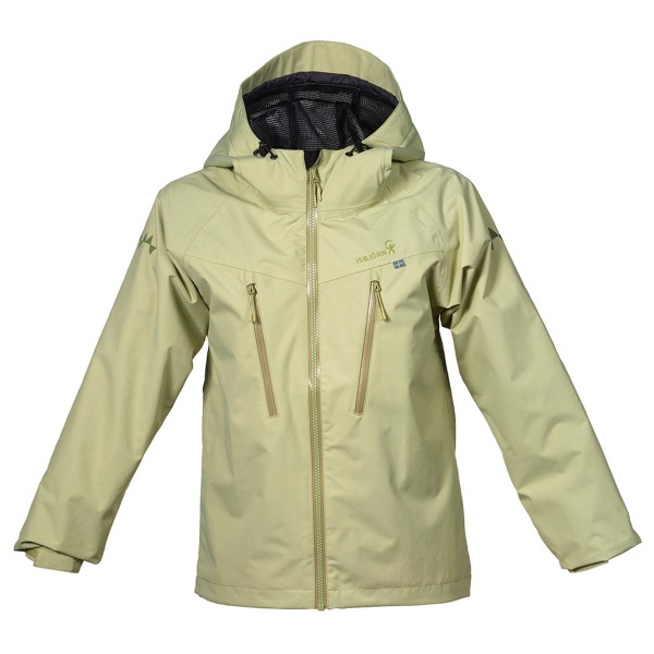 Isbjörn - Teen's  Monsune Hardshell Jacket - Regenjacke Gr 134/140 beige/oliv von Isbjörn