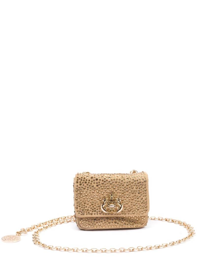 Isla Nano Jolie crystal-embellished mini bag - Gold von Isla