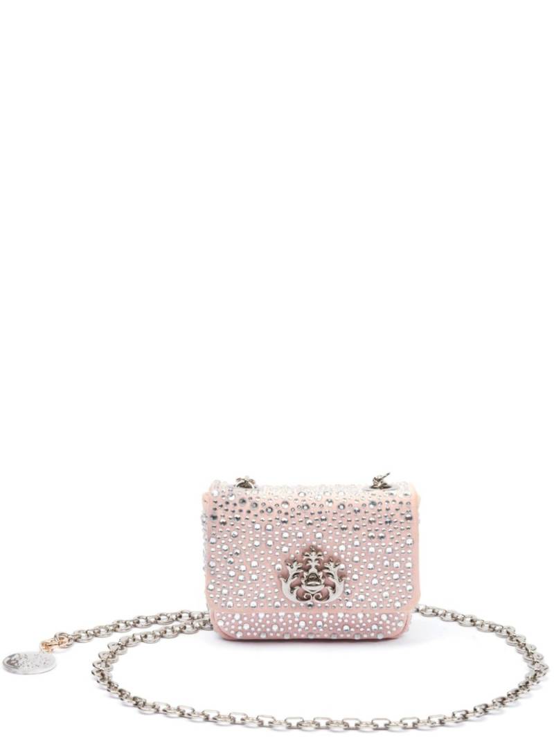 Isla Nano Jolie crystal-embellished mini bag - Pink von Isla