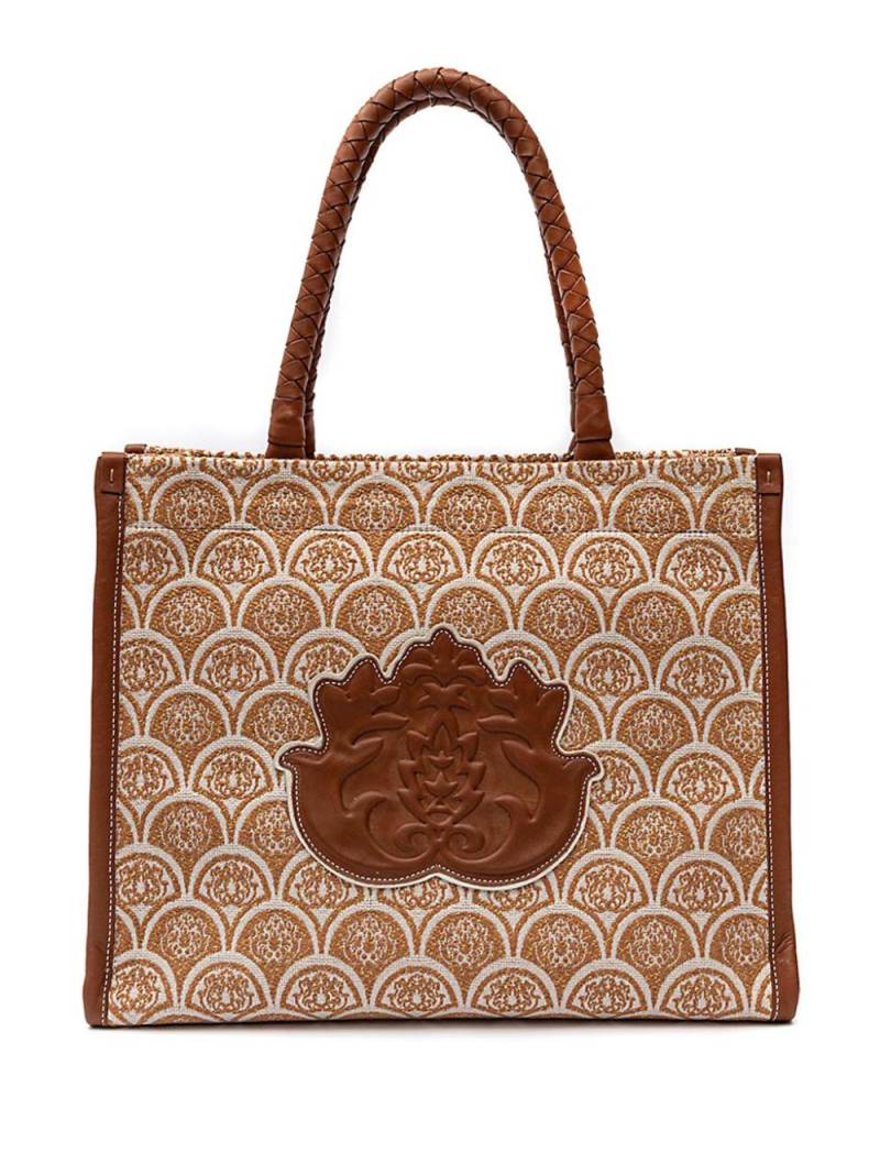 Isla Sirena jacquard-print shoulder bag - Neutrals von Isla