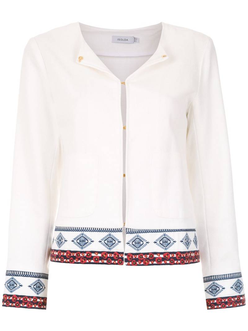 Isolda Caramuru coat - White von Isolda