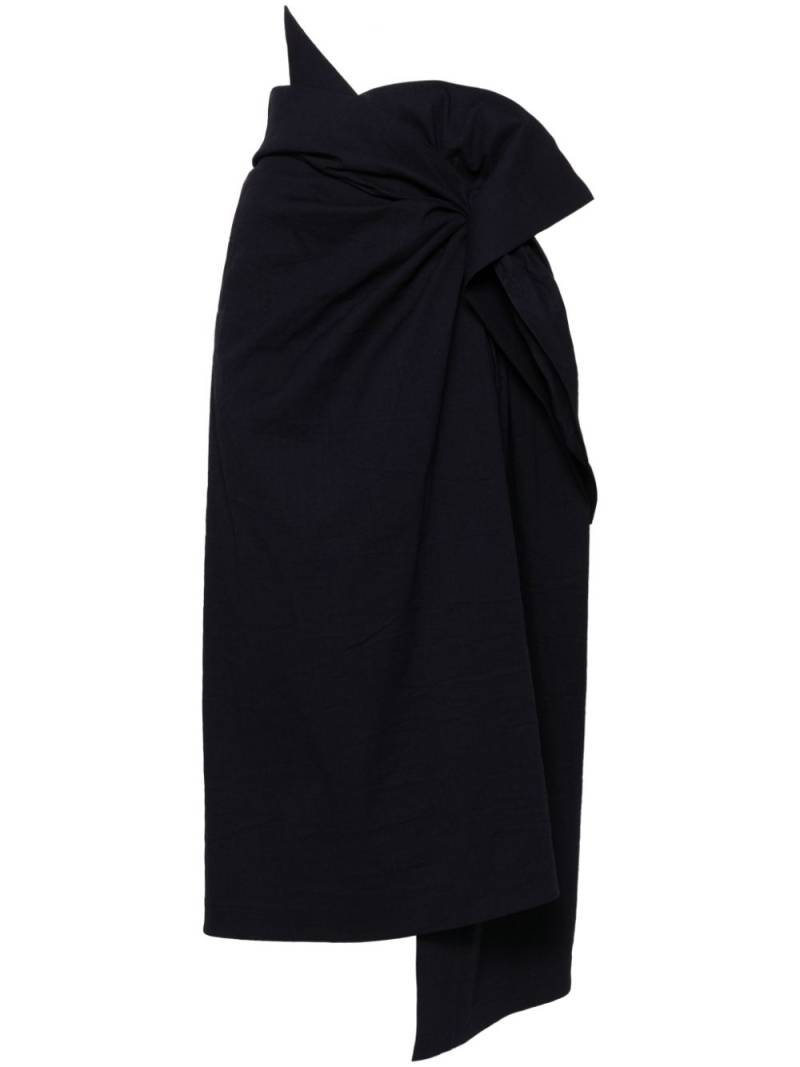 Issey Miyake Enclothe midi skirt - Blue von Issey Miyake