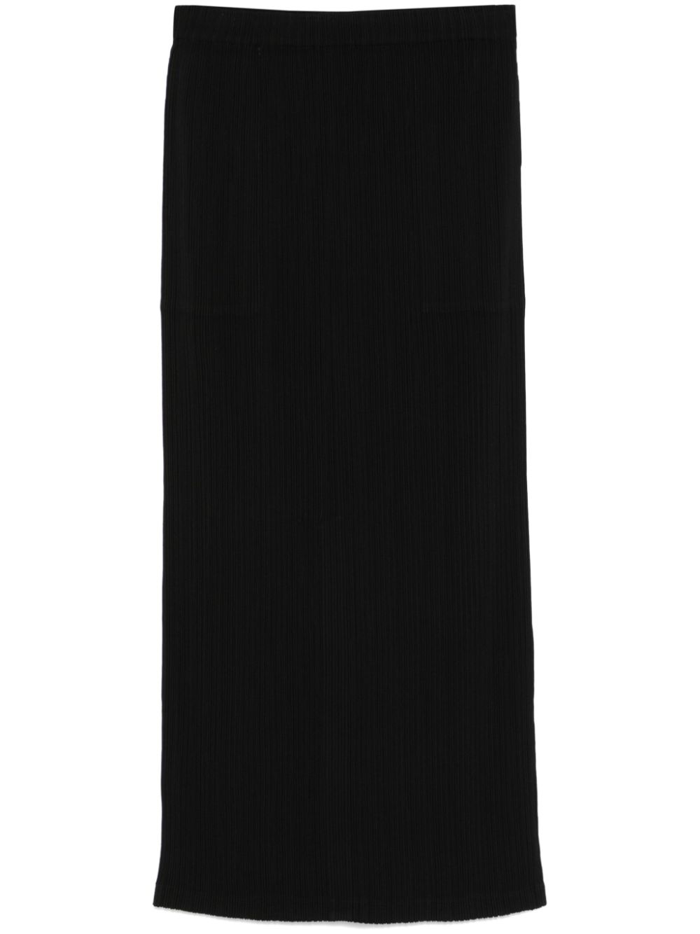 Issey Miyake Hatching Bottoms midi skirt - Black von Issey Miyake