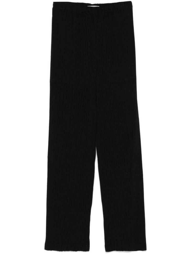 Issey Miyake Hatching Pleats trousers - Black von Issey Miyake