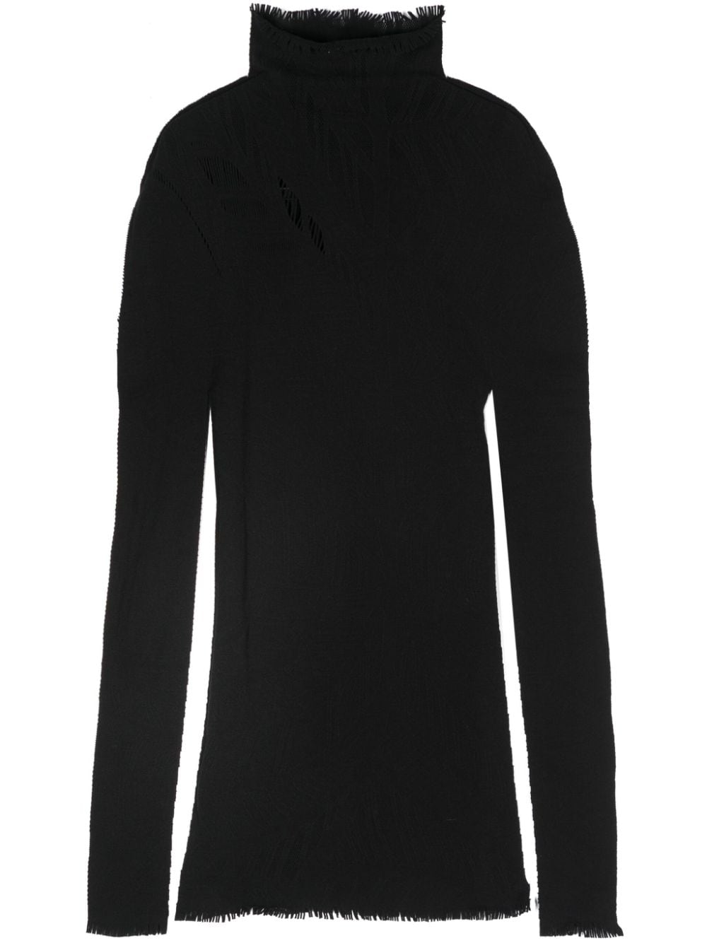 Issey Miyake Leaf Body Ap top - Black von Issey Miyake