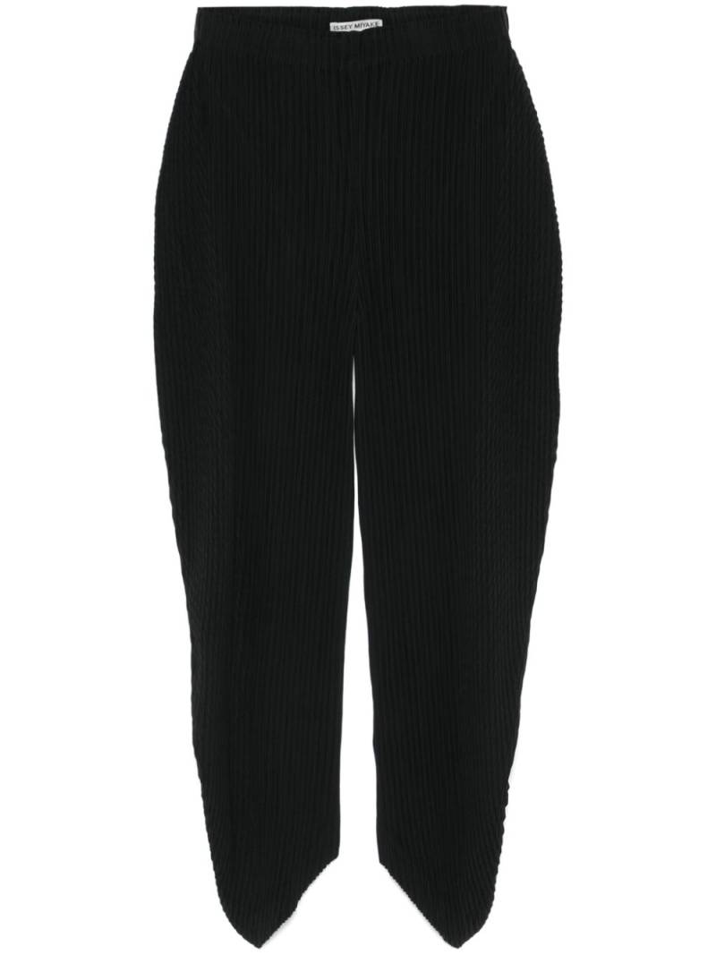 Issey Miyake Leaf Pleats trousers - Black von Issey Miyake