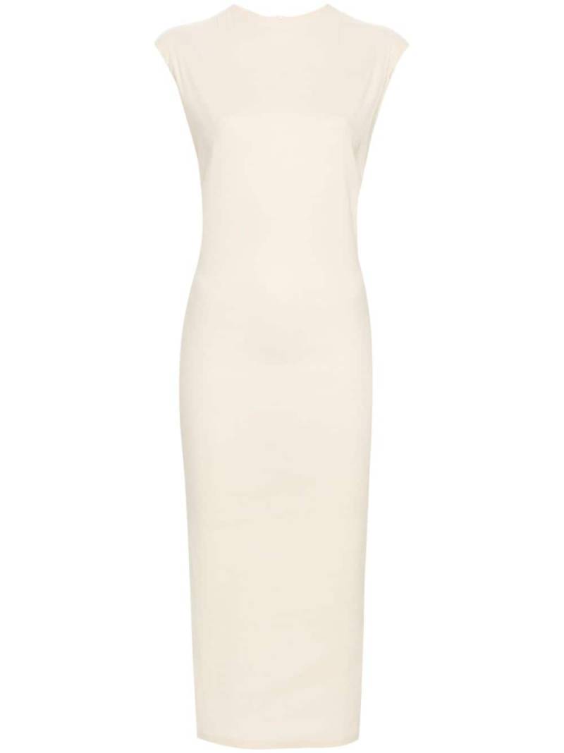 Issey Miyake Membrane textured midi dress - Neutrals von Issey Miyake