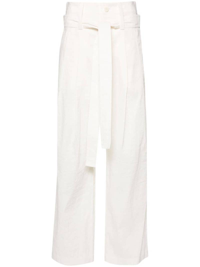 Issey Miyake Shaped Membrane straight-leg trousers - White von Issey Miyake