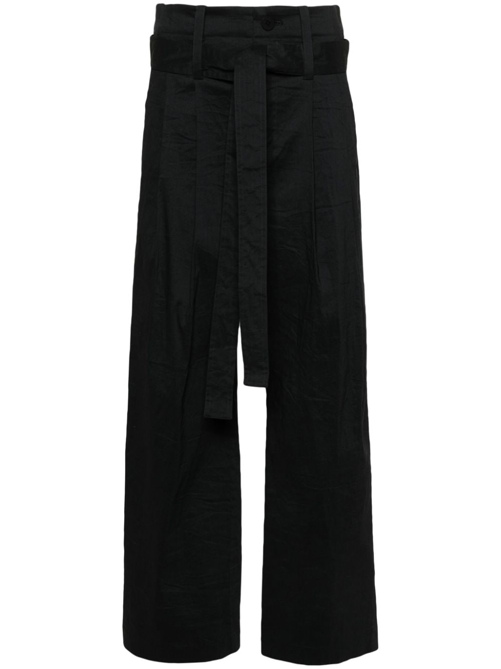 Issey Miyake Shaped Membrane wide-leg trousers - Black von Issey Miyake