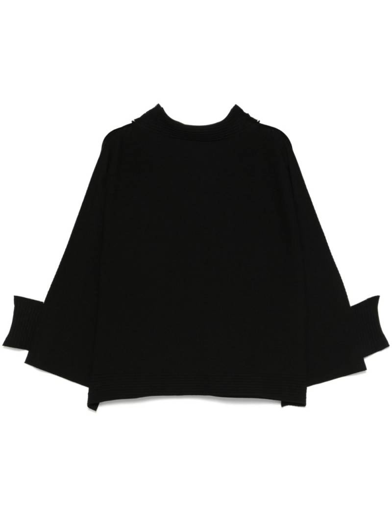 Issey Miyake Square Rib AP sweater - Black von Issey Miyake