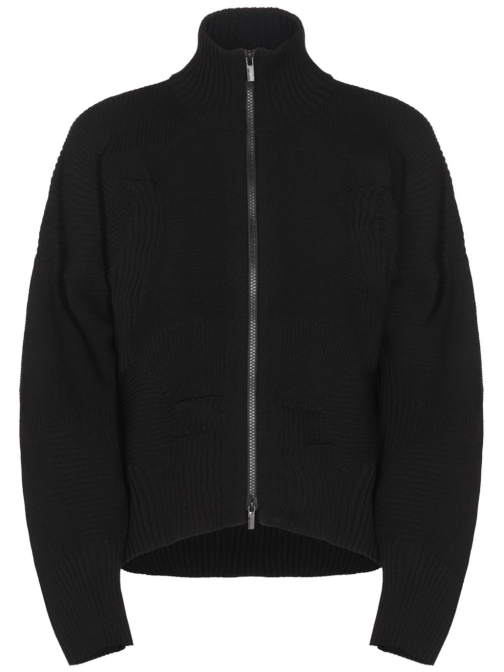 Issey Miyake knitted cardi-coat - Black von Issey Miyake