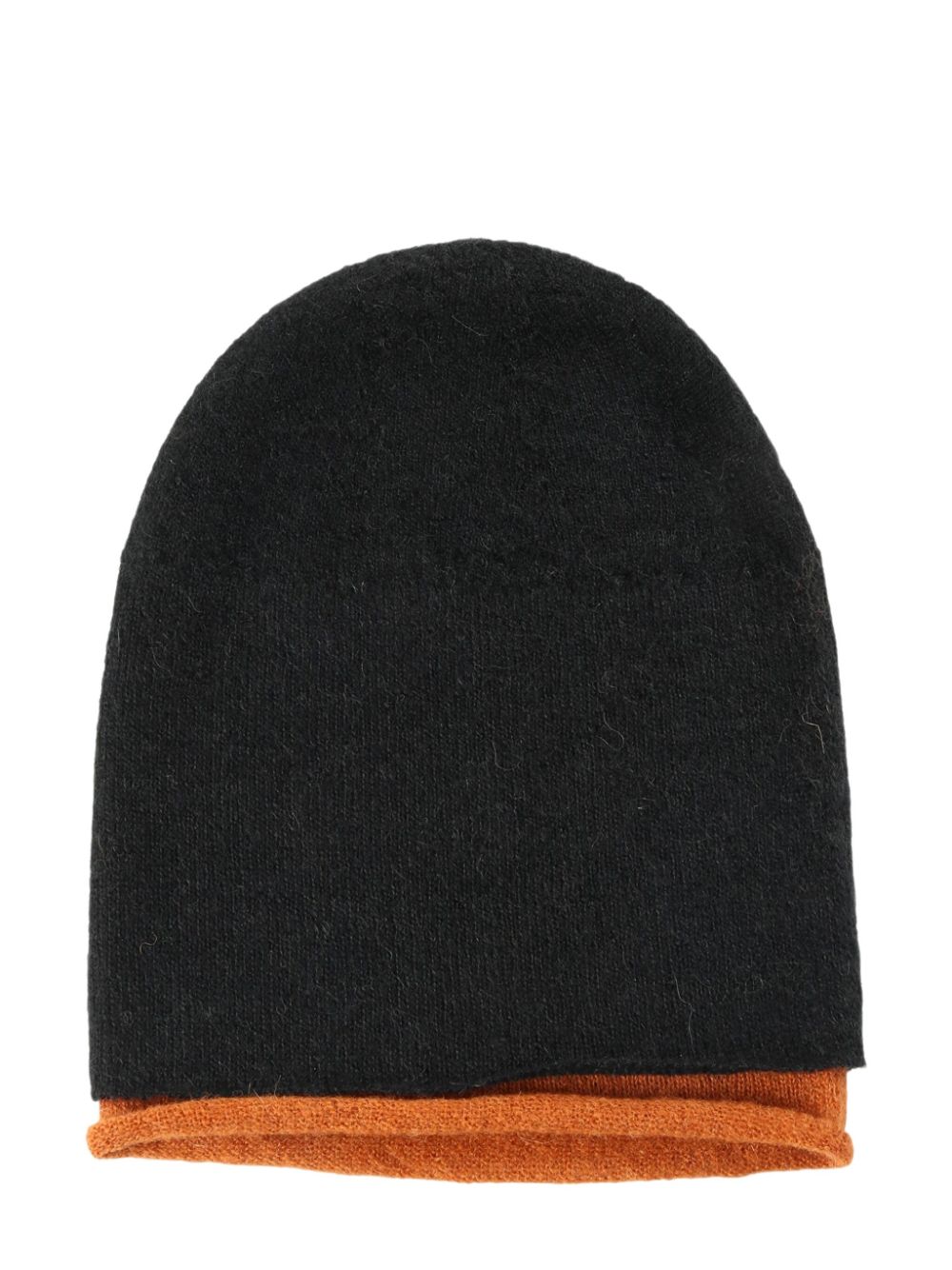 Issey Miyake layered beanie - Black von Issey Miyake