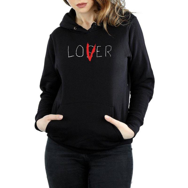 Loser Lover Kapuzenpullover Damen Schwarz M von It