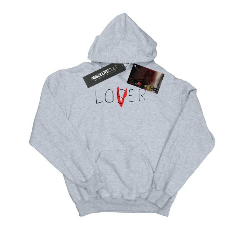 It - Loser Lover Kapuzenpullover, für Herren, Grau, Größe XL von It