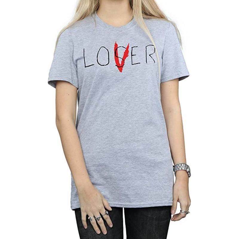 It - Loser Lover TShirt, für Damen, Grau, Größe 3XL von It