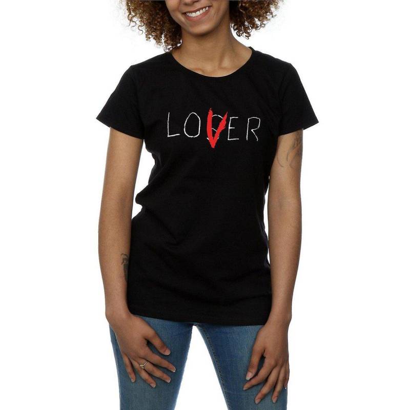 It - Loser Lover TShirt, für Damen, Schwarz, Größe M von It