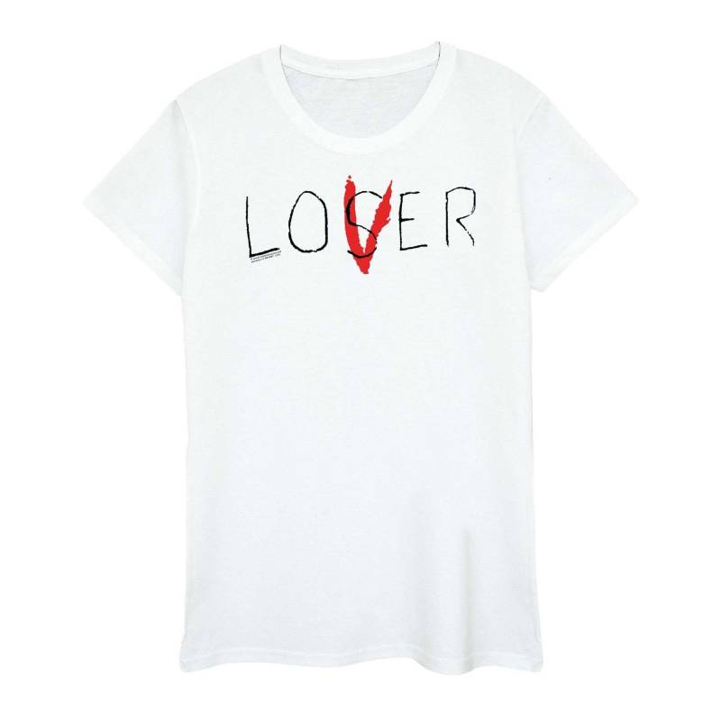 It - Loser Lover TShirt, für Damen, Weiss, Größe 3XL von It