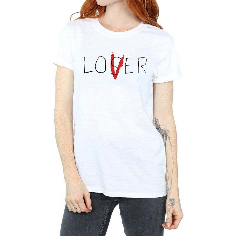 It - Loser Lover TShirt, für Damen, Weiss, Größe L von It