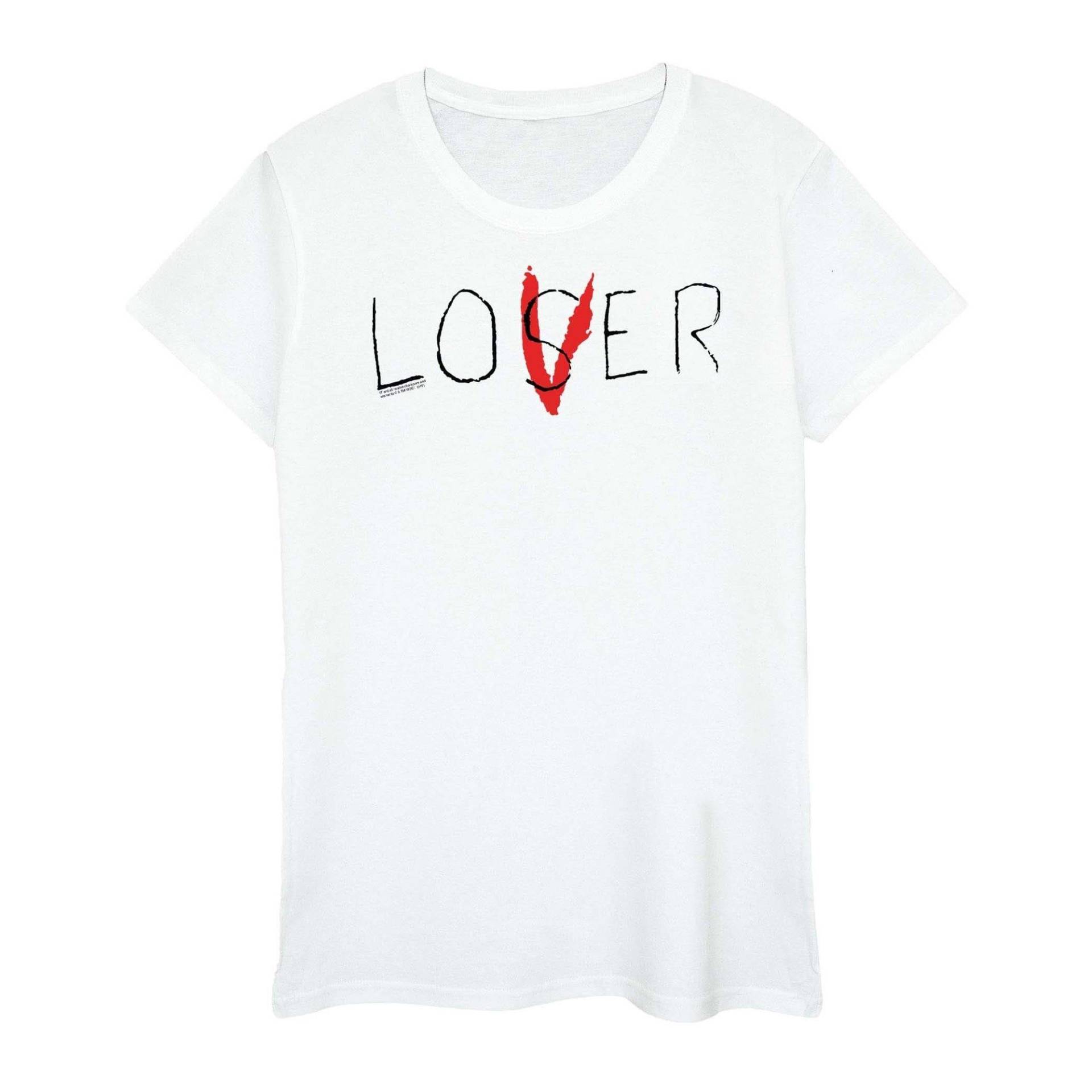 Loser Lover Tshirt Damen Weiss XXL von It