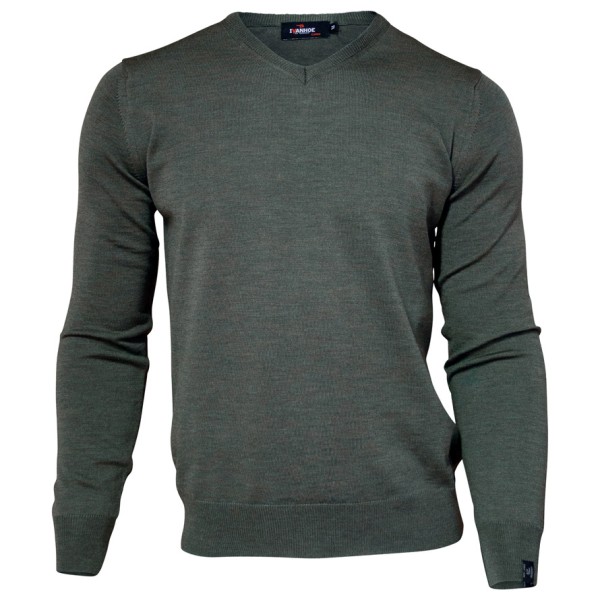 Ivanhoe of Sweden - Cashwool V-Neck Male - Merinopullover Gr 3XL grau von Ivanhoe of Sweden