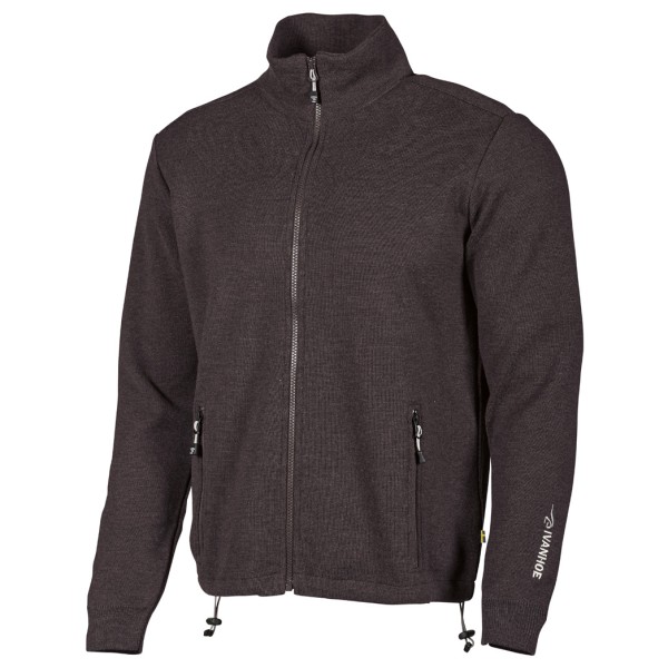 Ivanhoe of Sweden - Hadar Full Zip - Wolljacke Gr L grau von Ivanhoe of Sweden