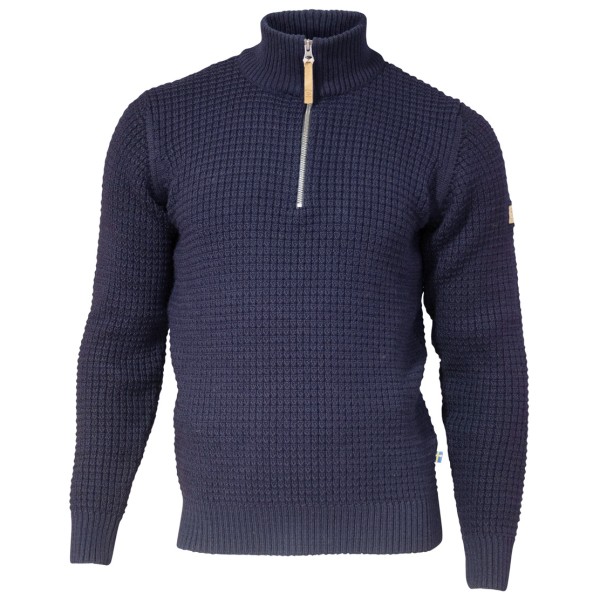 Ivanhoe of Sweden - Moritz Half Zip - Wollpullover Gr L blau von Ivanhoe of Sweden