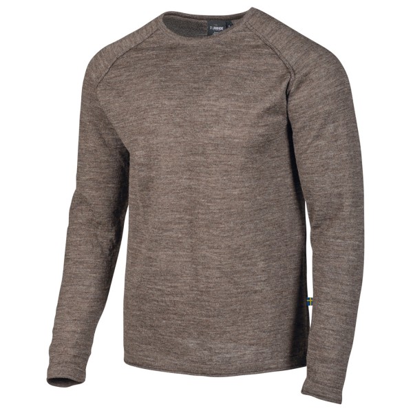 Ivanhoe of Sweden - NLS Beech Crewneck - Wollpullover Gr L grau/braun von Ivanhoe of Sweden