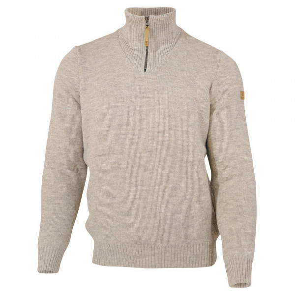 Ivanhoe of Sweden - NLS Elm Half Zip - Wollpullover Gr XL grau/beige von Ivanhoe of Sweden