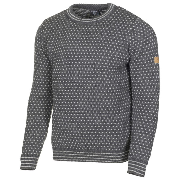 Ivanhoe of Sweden - Sverre Crewneck - Wollpullover Gr L grau von Ivanhoe of Sweden