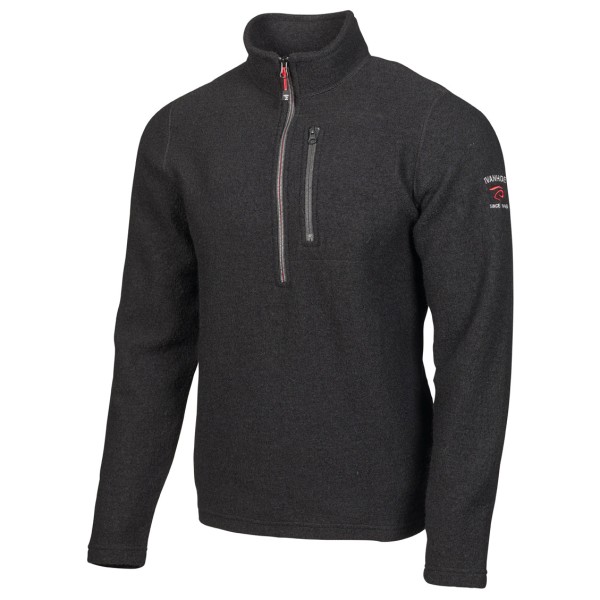 Ivanhoe of Sweden - Trille Half Zip - Wollpullover Gr L schwarz von Ivanhoe of Sweden