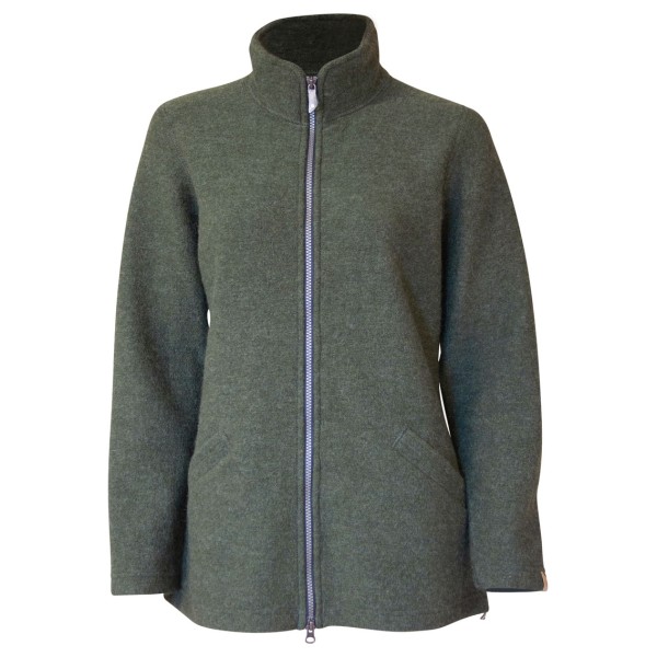 Ivanhoe of Sweden - Women's Brodal Long Classic - Wolljacke Gr 36 grau/oliv von Ivanhoe of Sweden