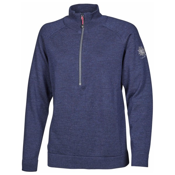 Ivanhoe of Sweden - Women's Jana Half Zip - Merinopullover Gr 36 blau von Ivanhoe of Sweden