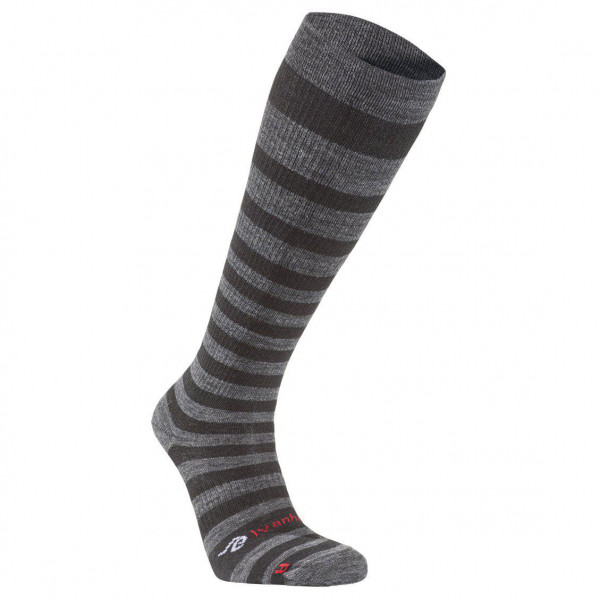 Ivanhoe of Sweden - Wool Sock Compression Stripe Gr 39-40 grau von Ivanhoe of Sweden