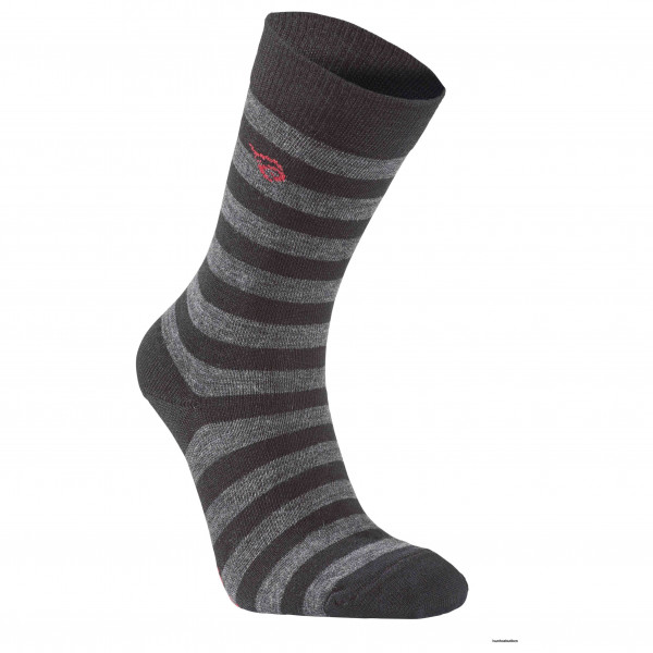 Ivanhoe of Sweden - Wool Sock Stripe - Merinosocken Gr 35-38 grau von Ivanhoe of Sweden