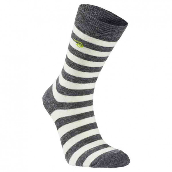 Ivanhoe of Sweden - Wool Sock Stripe - Merinosocken Gr 35-38 grau von Ivanhoe of Sweden