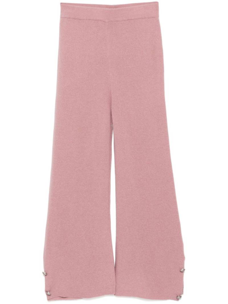 Izaak Azanei cropped trousers - Pink von Izaak Azanei