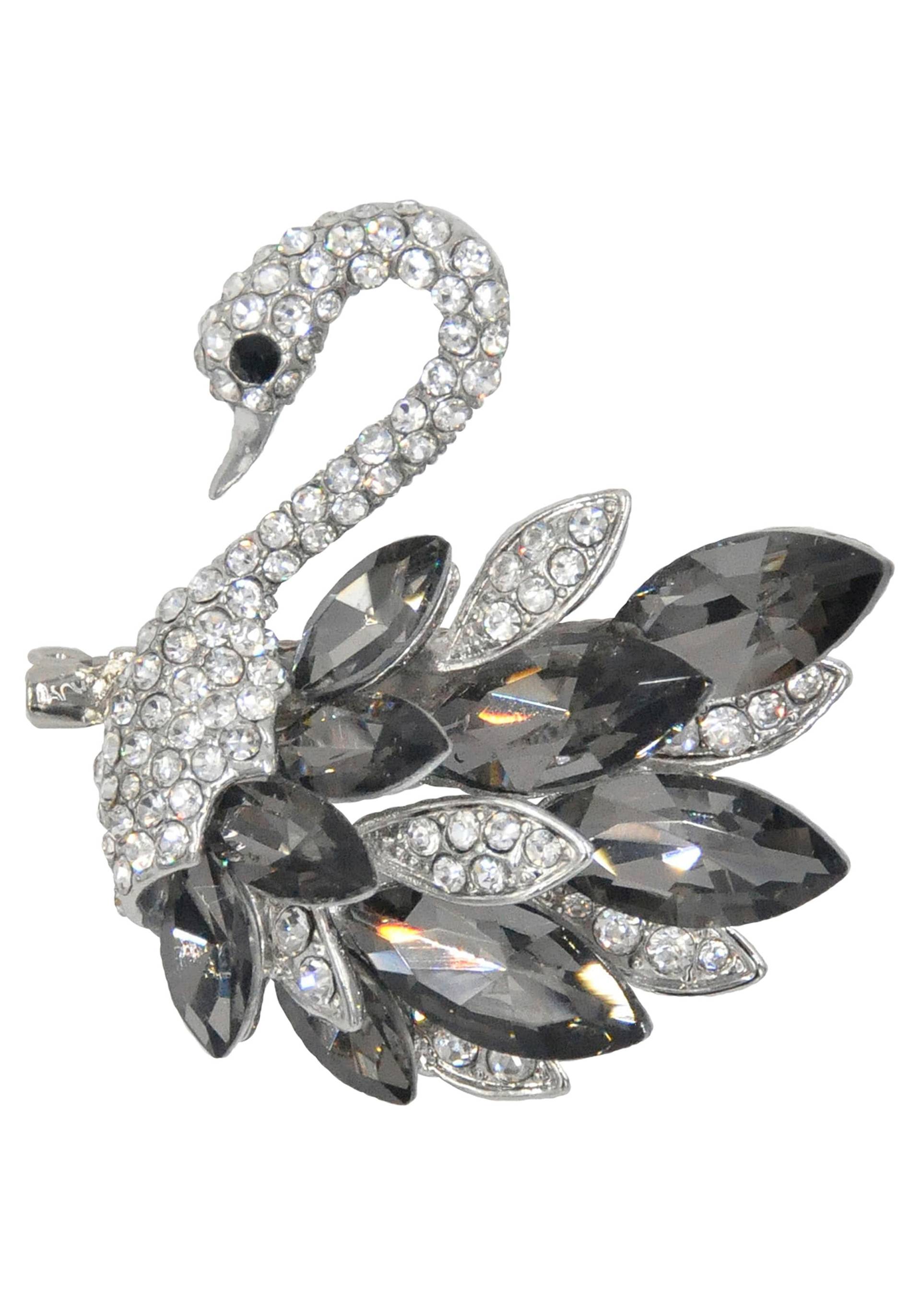 Firetti Brosche »Schmuck Geschenk Ansteckschmuck Schwan«, mit Glassteinen Firetti Brosche »Schmuck Geschenk Ansteckschmuck Schwan«, mit Glassteinen von Firetti
