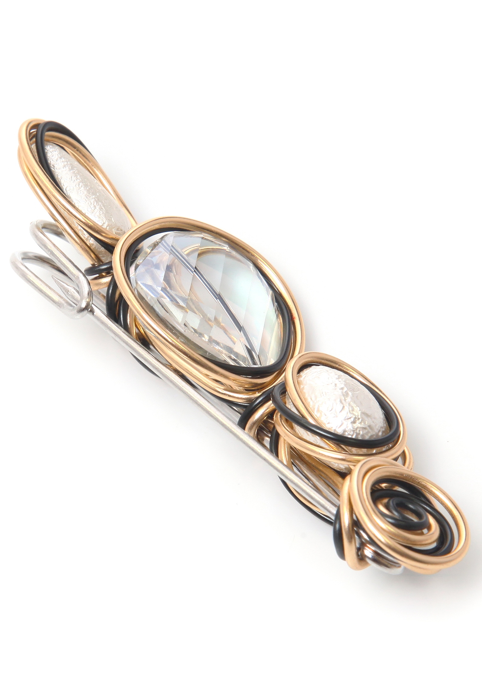 Firetti Brosche »Schmuck Geschenk Ansteckschmuck tricolor«, mit Glasstein Firetti Brosche »Schmuck Geschenk Ansteckschmuck tricolor«, mit Glasstein von Firetti