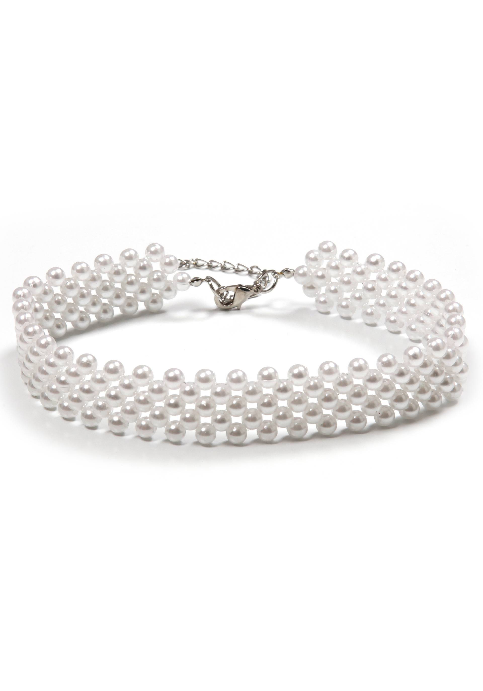 Firetti Perlenkette »Choker im eleganten Look, breites Design«, mit Acrylperle von Firetti