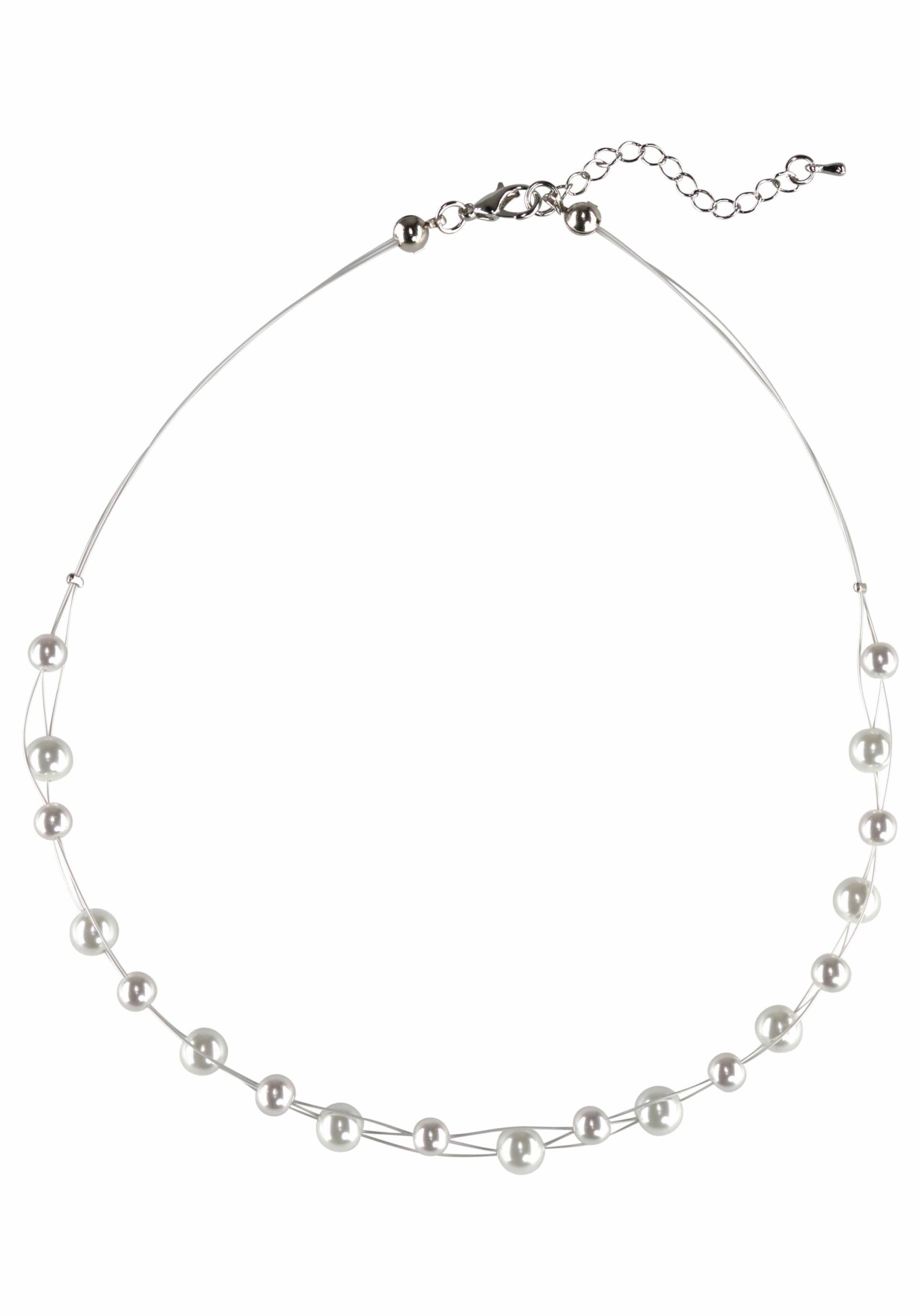 Firetti Collier »Drahtcollier, 3 reihig«, (1 tlg.), mit Glasperle von Firetti