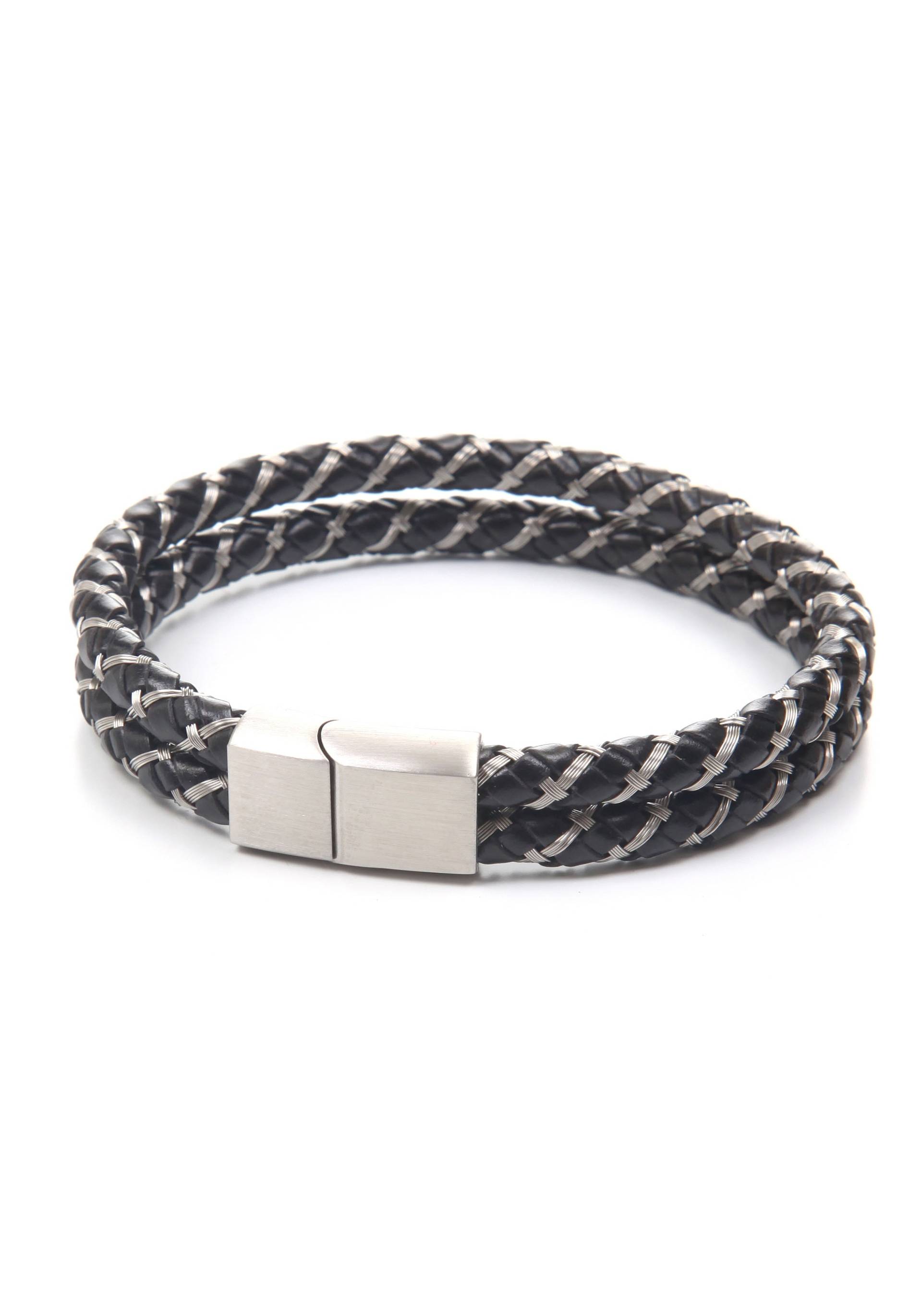 Firetti Lederarmband »im sportlich-eleganten Stil, mehrreihig, geflochten« Firetti Lederarmband »im sportlich-eleganten Stil, mehrreihig, geflochten« von Firetti