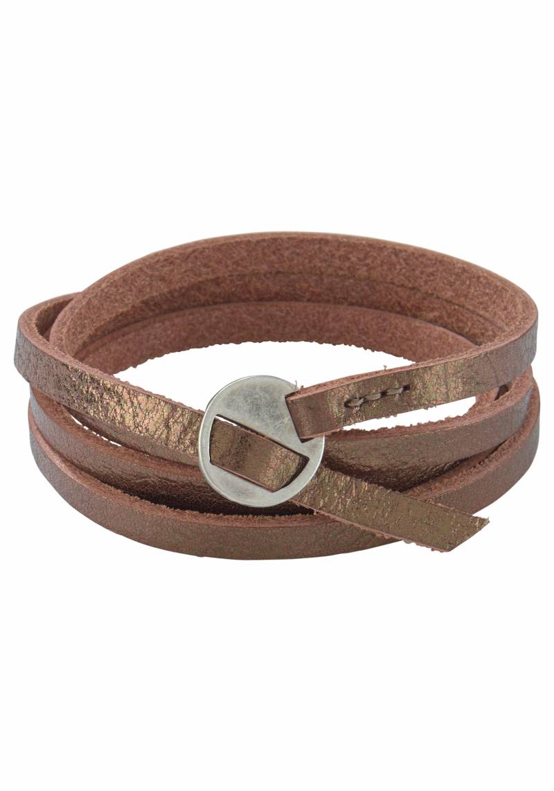 Firetti Lederarmband »Schmuck Geschenk Wickelarmband, Anlass Geburtstag Weihnachten« von Firetti