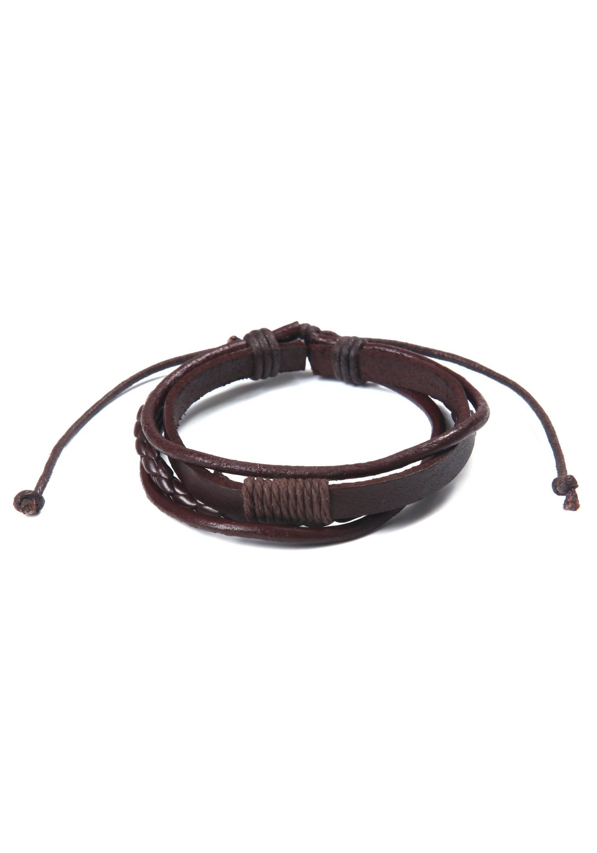 Firetti Lederarmband »lässiger Stil, mehrreihig in teilweise geflochtenem Design« Firetti Lederarmband »lässiger Stil, mehrreihig in teilweise geflochtenem Design« von Firetti