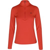 J.LINDEBERG Damen Unterzieh Zipshirt Lauryn rot | XL von J.LINDEBERG