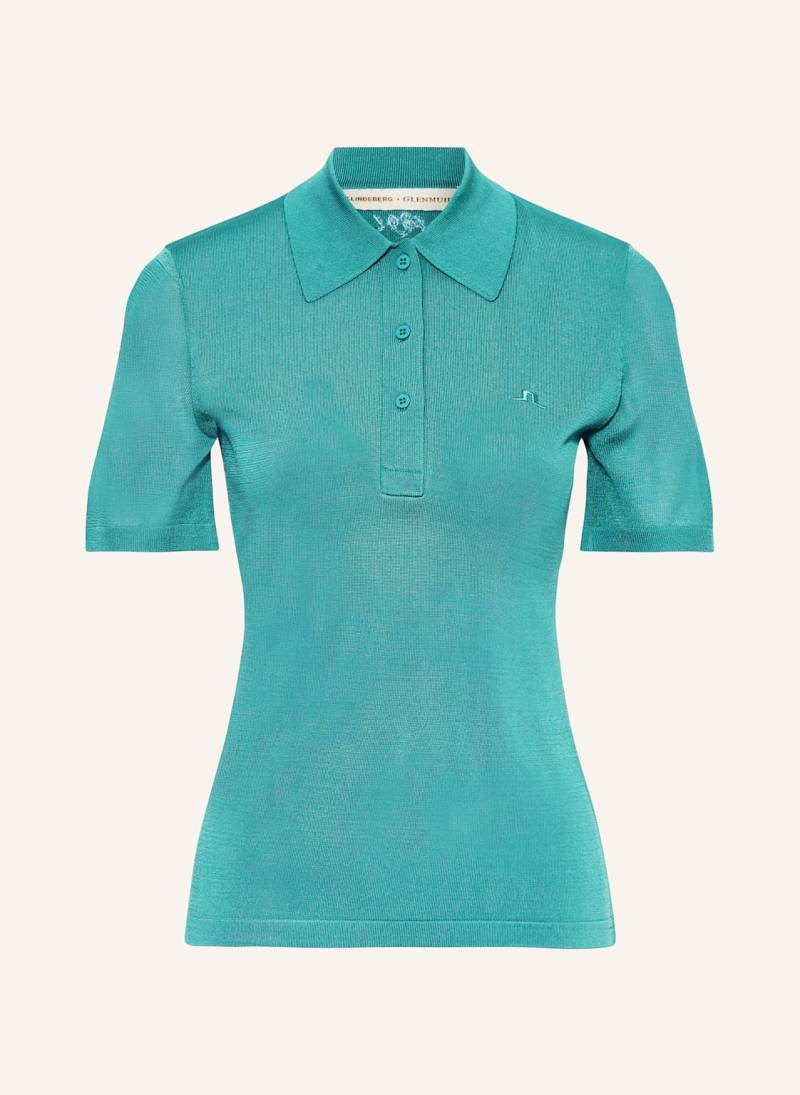 J.Lindeberg Funktions-Poloshirt Amandine gruen von J.LINDEBERG