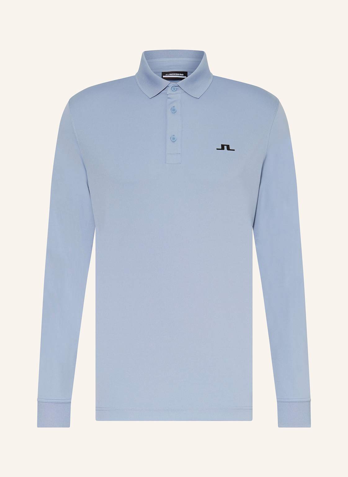 J.Lindeberg Funktions-Poloshirt Gustaf Ls blau von J.LINDEBERG