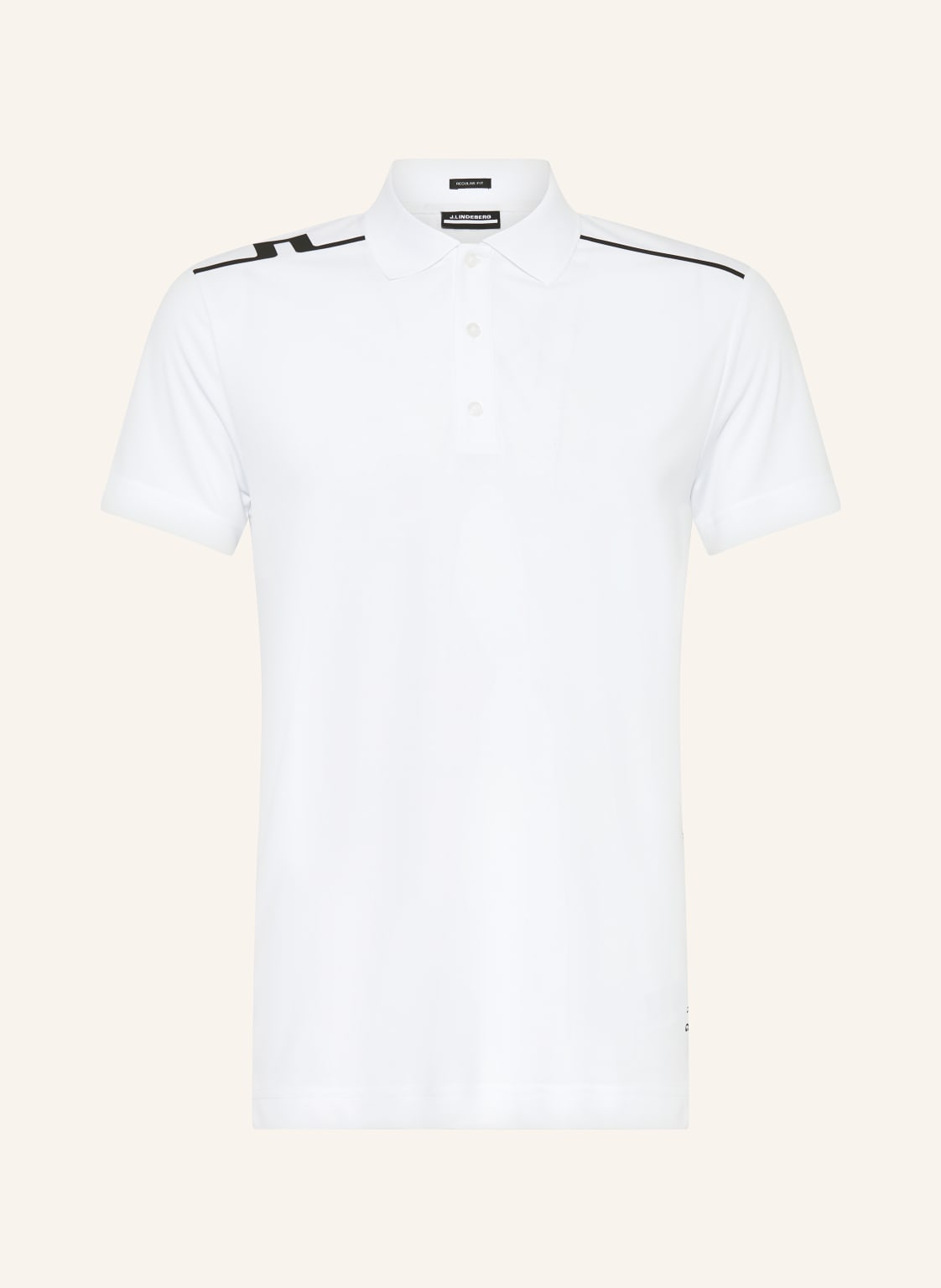 J.Lindeberg Funktions-Poloshirt weiss von J.LINDEBERG